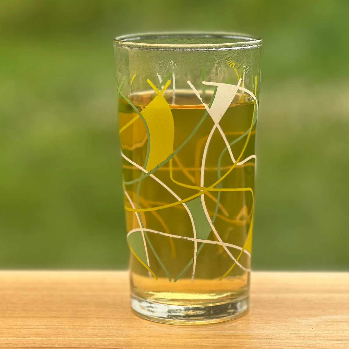 Mint tea in a glass